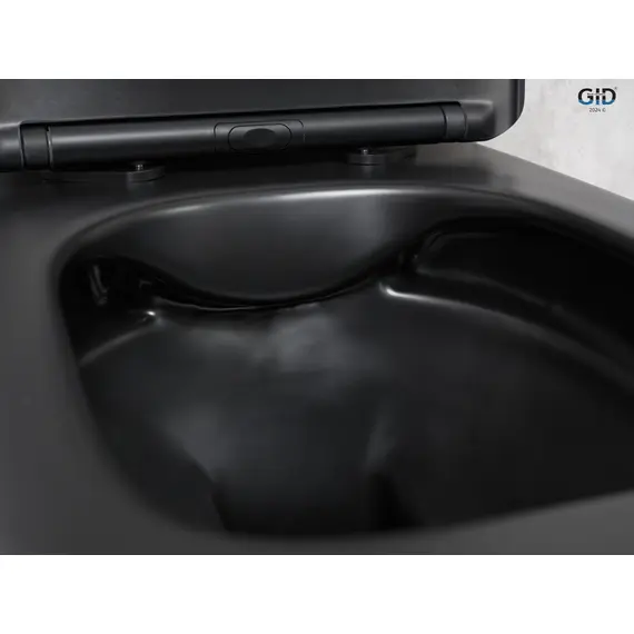 УНИТАЗ ПОДВЕСНОЙ GID TR2140BM 62255Y ЧЕРНЫЙ МАТОВЫЙ 51X35X37.5