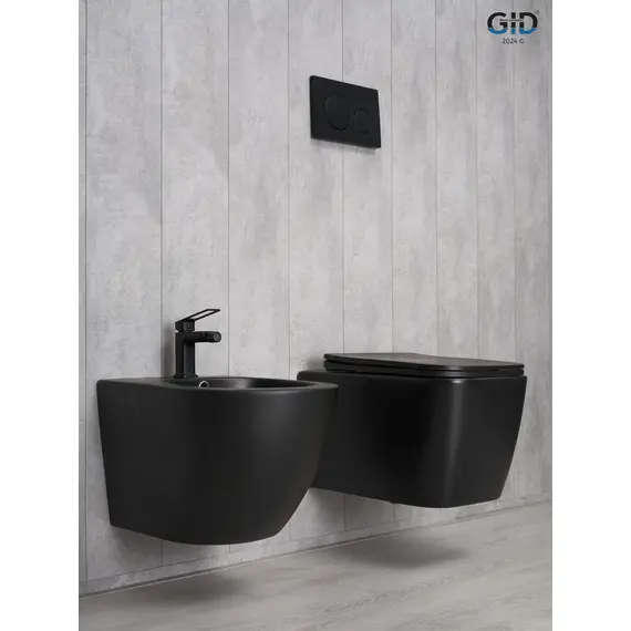 УНИТАЗ ПОДВЕСНОЙ GID TR2140BM 62255Y ЧЕРНЫЙ МАТОВЫЙ 51X35X37.5