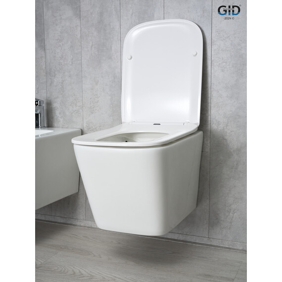 УНИТАЗ ПОДВЕСНОЙ GID TR2143 62257Y БЕЛЫЙ 49X34X36