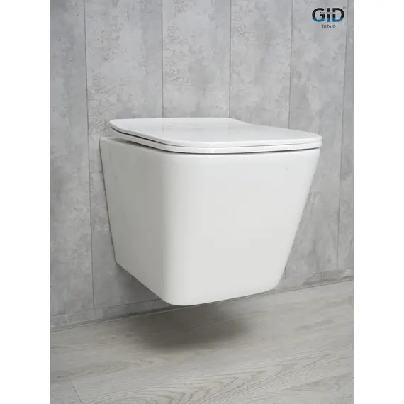УНИТАЗ ПОДВЕСНОЙ GID TR2143 62257Y БЕЛЫЙ 49X34X36