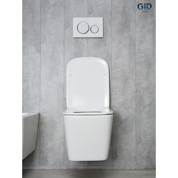 УНИТАЗ ПОДВЕСНОЙ GID TR2143 62257Y БЕЛЫЙ 49X34X36