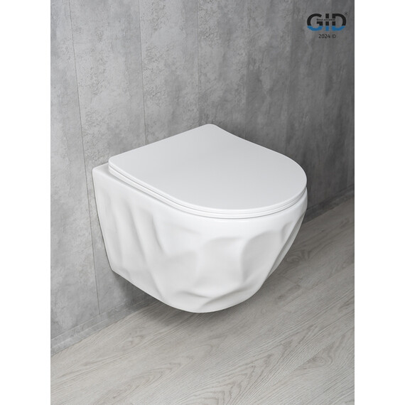 УНИТАЗ ПОДВЕСНОЙ TORNADO GID TR2196TFX 62263Y БЕЛЫЙ 49X35.5X34