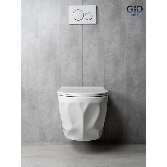 УНИТАЗ ПОДВЕСНОЙ TORNADO GID TR2196TFX 62263Y БЕЛЫЙ 49X35.5X34