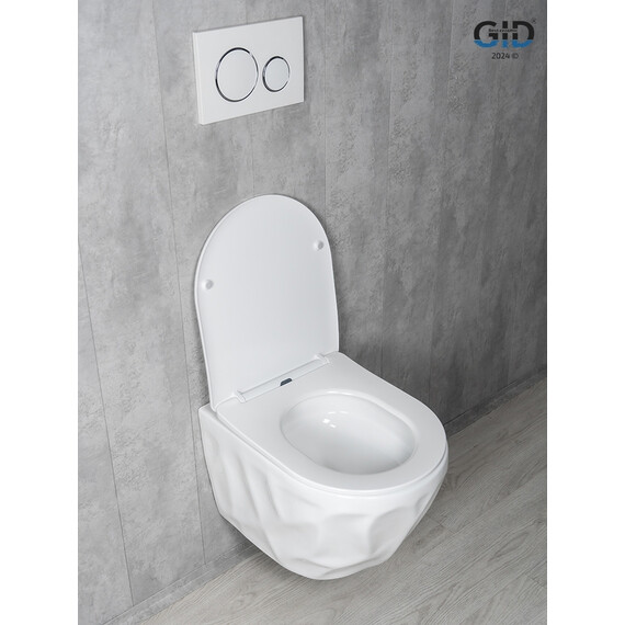 УНИТАЗ ПОДВЕСНОЙ TORNADO GID TR2196TFX 62263Y БЕЛЫЙ 49X35.5X34