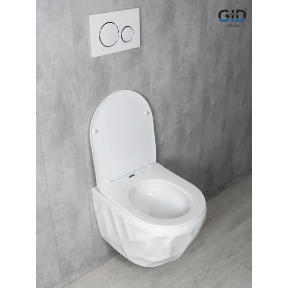 УНИТАЗ ПОДВЕСНОЙ TORNADO GID TR2196TFX 62263Y БЕЛЫЙ 49X35.5X34