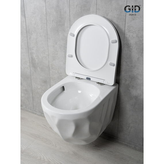 УНИТАЗ ПОДВЕСНОЙ TORNADO GID TR2196TFX 62263Y БЕЛЫЙ 49X35.5X34