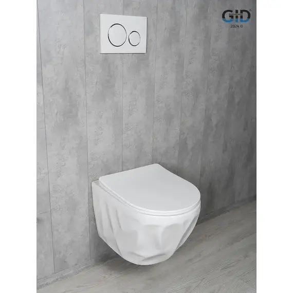 УНИТАЗ ПОДВЕСНОЙ TORNADO GID TR2196TFX 62263Y БЕЛЫЙ 49X35.5X34