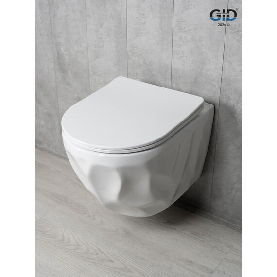 УНИТАЗ ПОДВЕСНОЙ TORNADO GID TR2196TFX 62263Y БЕЛЫЙ 49X35.5X34