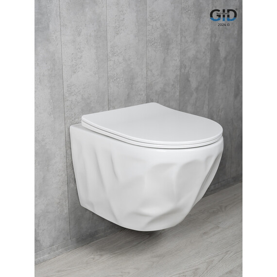 УНИТАЗ ПОДВЕСНОЙ TORNADO GID TR2196TFX 62263Y БЕЛЫЙ 49X35.5X34