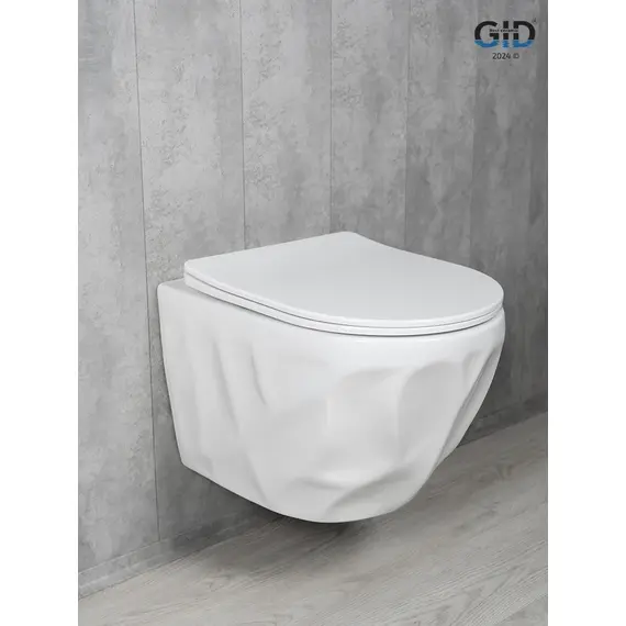 УНИТАЗ ПОДВЕСНОЙ TORNADO GID TR2196TFX 62263Y БЕЛЫЙ 49X35.5X34