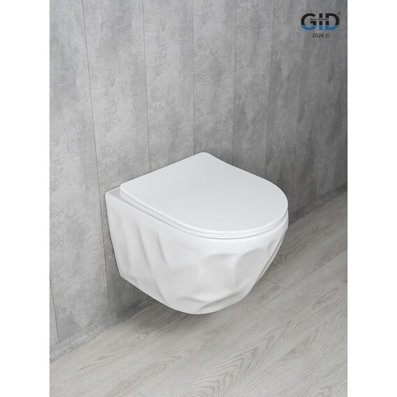 УНИТАЗ ПОДВЕСНОЙ TORNADO GID TR2196TFX 62263Y БЕЛЫЙ 49X35.5X34