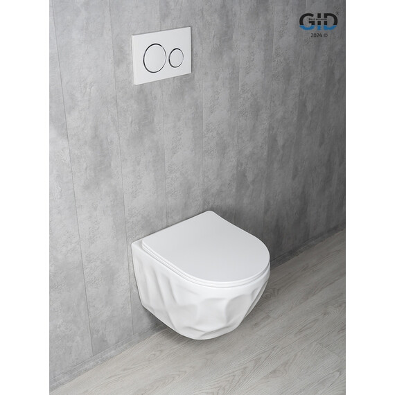 УНИТАЗ ПОДВЕСНОЙ TORNADO GID TR2196TFX 62263Y БЕЛЫЙ 49X35.5X34