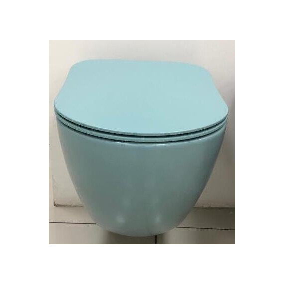 CREAVIT FREE УНИТАЗ ПОДВЕСНОЙ БЕЗОБОДКОВЫЙ ЗЕЛЕНЫЙ НИЛ МАТОВЫЙ