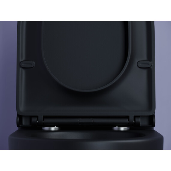 НАПОЛЬНЫЙ ПРИСТЕННЫЙ УНИТАЗ CERAMICA NOVA METROPOL RIMLESS ЧЕРНЫЙ МАТОВЫЙ