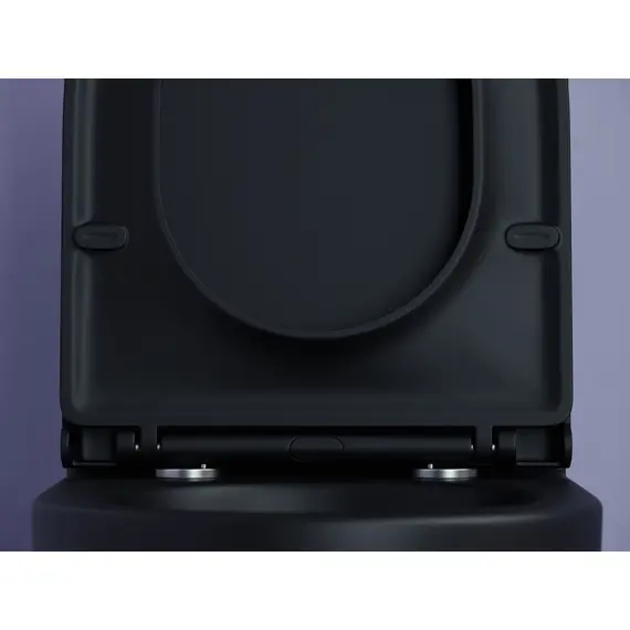 НАПОЛЬНЫЙ ПРИСТАВНОЙ УНИТАЗ CERAMICA NOVA METROPOL RIMLESS ЧЕРНЫЙ МАТОВЫЙ