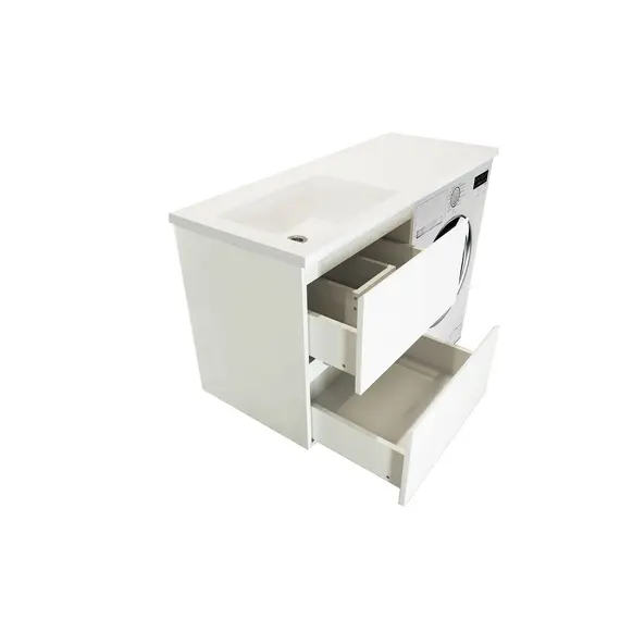 КОМПЛЕКТ МЕБЕЛИ DALLAS LUXE 1150Х482 ПРАВОСТОРОННИЙ ПОДВЕСНОЙ 2 ЯЩИКА (ШХГХВ) 498Х476Х607