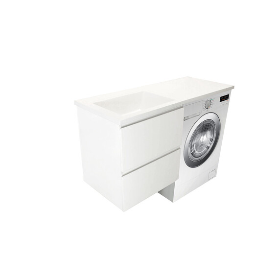 КОМПЛЕКТ МЕБЕЛИ DALLAS LUXE 1100Х482 ПРАВОСТОРОННИЙ ПОДВЕСНОЙ 2 ЯЩИКА (ШХГХВ) 448Х476Х607