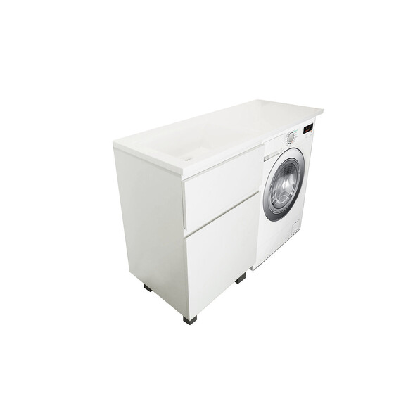 КОМПЛЕКТ МЕБЕЛИ DALLAS LUXE 1400Х482 ЛЕВОСТОРОННИЙ НАПОЛЬНЫЙ 2 ЯЩИКА (ШХГХВ) 748Х476Х860