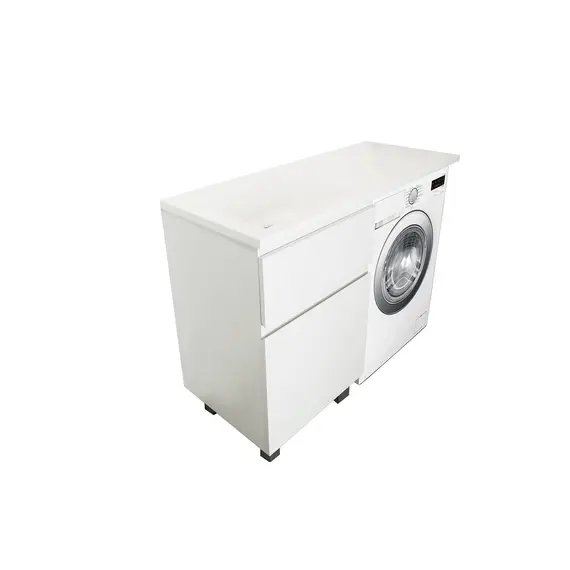 КОМПЛЕКТ МЕБЕЛИ DALLAS LUXE 1400Х482 ЛЕВОСТОРОННИЙ НАПОЛЬНЫЙ 2 ЯЩИКА (ШХГХВ) 748Х476Х860