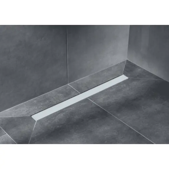 ДУШЕВОЙ ТРАП ALMAES LAGUNA БЕЛОЕ  СТЕКЛО 700 ММ