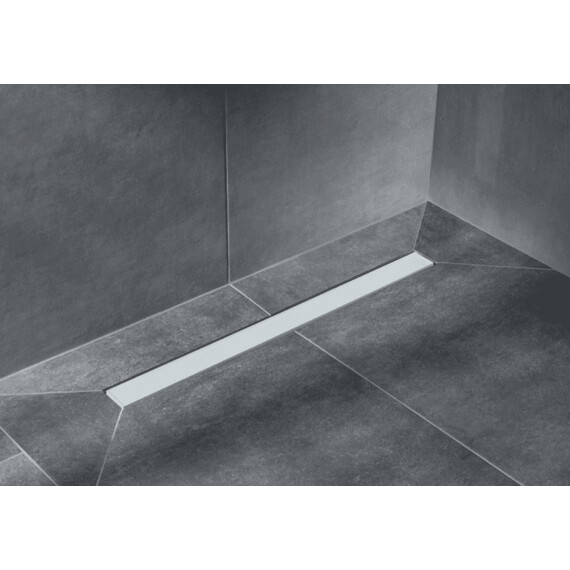 ДУШЕВОЙ ТРАП ALMAES LAGUNA БЕЛОЕ  СТЕКЛО 800 ММ