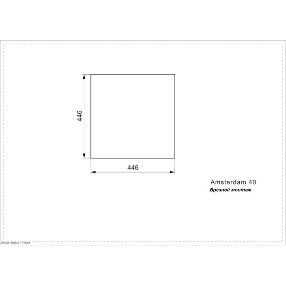 ГРАНИТНАЯ МОЙКА REGINOX AMSTERDAM 40 BLACK SILVERY
