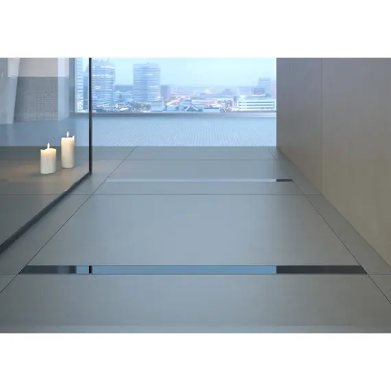 ДУШЕВОЙ ТРАП ALMAES LAGUNA ЧЕРНОЕ СТЕКЛО 700 ММ