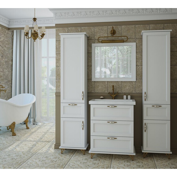 ПЕНАЛ НАПОЛЬНЫЙ ЭСТЕТ BALI CLASSIC ПРАВОСТОРОННИЙ (ШХВХГ) 428Х2000Х350