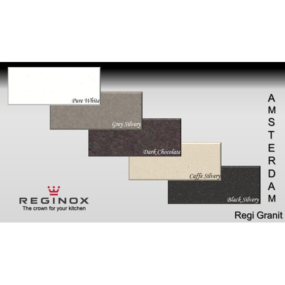 ГРАНИТНАЯ МОЙКА REGINOX AMSTERDAM 50 DARK CHOCOLATE