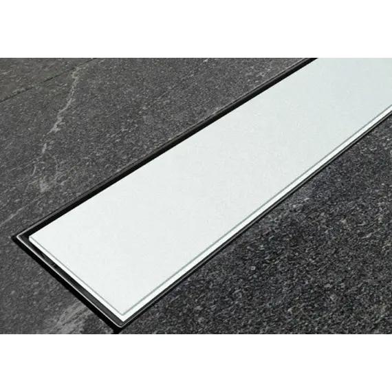 ДУШЕВОЙ ТРАП ALMAES LAGUNA БЕЛОЕ  СТЕКЛО 500 ММ