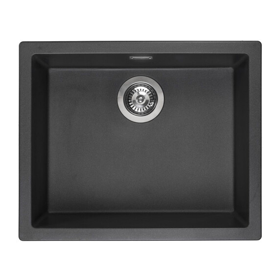 ГРАНИТНАЯ МОЙКА REGINOX AMSTERDAM 50 BLACK SILVERY