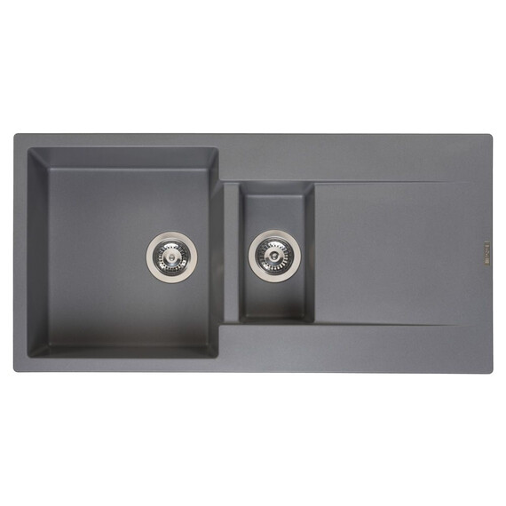 ГРАНИТНАЯ МОЙКА REGINOX AMSTERDAM 15 GREY SILVERY
