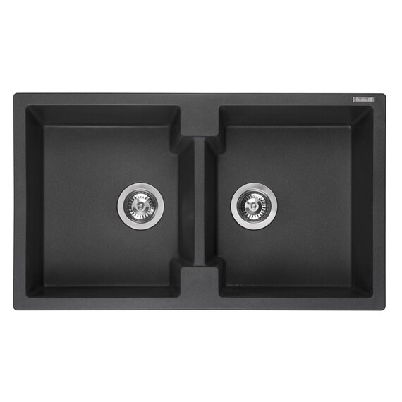 ГРАНИТНАЯ МОЙКА REGINOX AMSTERDAM 20 BLACK SILVERY