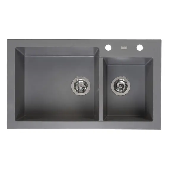 ГРАНИТНАЯ МОЙКА REGINOX AMSTERDAM 25 GREY SILVERY