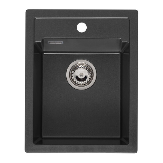 ГРАНИТНАЯ МОЙКА REGINOX AMSTERDAM 34 BLACK SILVERY