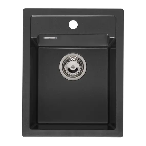 ГРАНИТНАЯ МОЙКА REGINOX AMSTERDAM 34 BLACK SILVERY