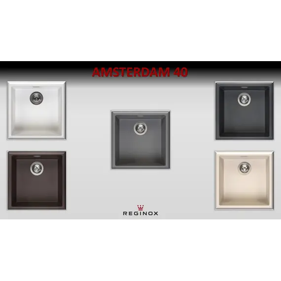 ГРАНИТНАЯ МОЙКА REGINOX AMSTERDAM 40 DARK CHOCOLATE