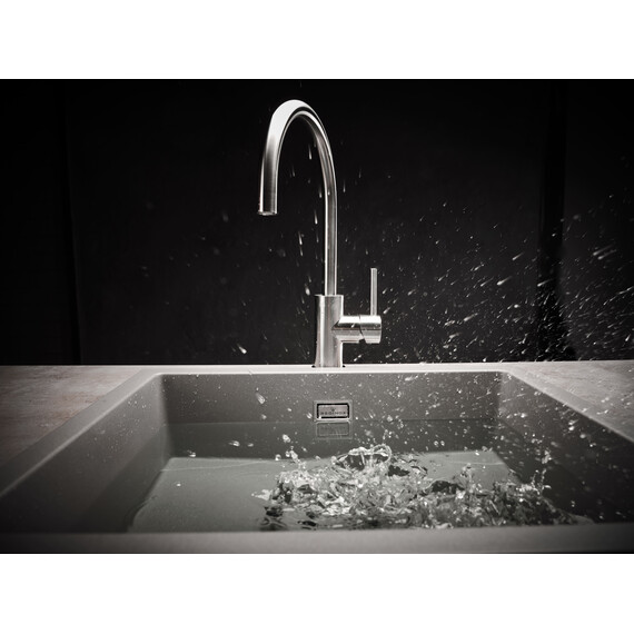 ГРАНИТНАЯ МОЙКА REGINOX AMSTERDAM 40 GREY SILVERY