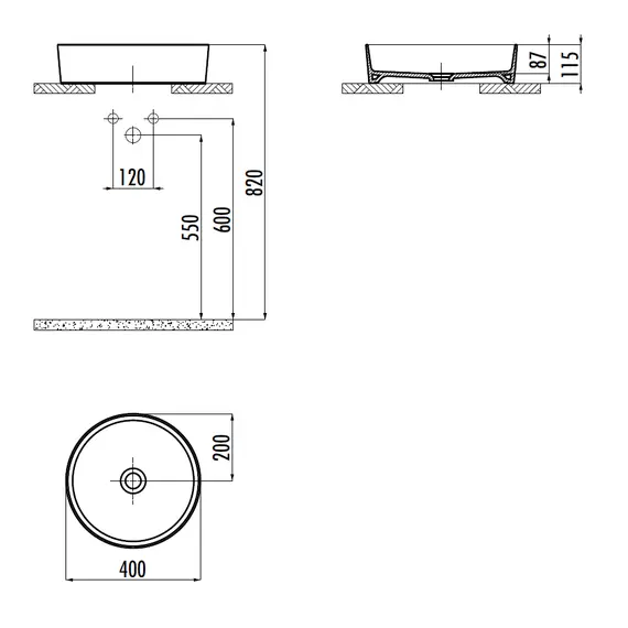 РАКОВИНА CREAVIT LP140