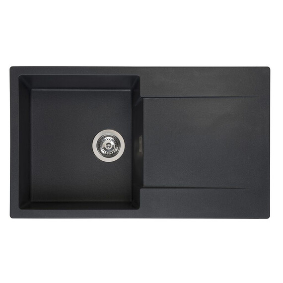 ГРАНИТНАЯ МОЙКА REGINOX AMSTERDAM 10 BLACK SILVERY