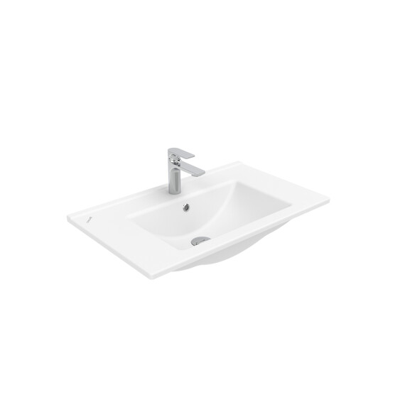 РАКОВИНА CREAVIT МЕБЕЛЬНАЯ/ПОДВЕСНАЯ (ВПРИТЫК К КРАЮ МЕБЕЛИ) (46Х71СМ)