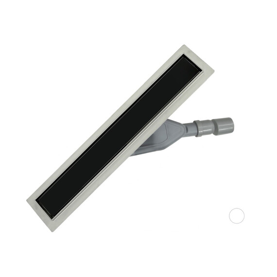 ДУШЕВОЙ ТРАП ALMAES LAGUNA ЧЕРНОЕ СТЕКЛО 700 ММ