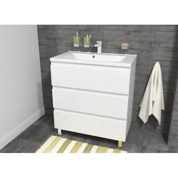 КОМПЛЕКТ МЕБЕЛИ ЭСТЕТ BALI NEW 800Х450 НАПОЛЬНЫЙ 3 ЯЩИКА (ШХГХВ) 798Х446Х860