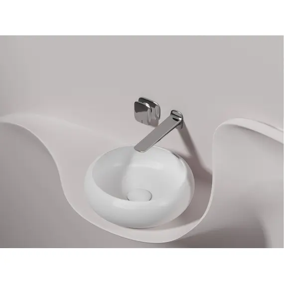 УМЫВАЛЬНИК ЧАША НАКЛАДНАЯ КРУГЛАЯ CERAMICA NOVA ELEMENT (ЦВЕТ БЕЛЫЙ МАТОВЫЙ) 360*360*120ММ