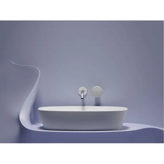 УМЫВАЛЬНИК ЧАША НАКЛАДНАЯ ОВАЛЬНАЯ CERAMICA NOVA ELEMENT (ЦВЕТ БЕЛЫЙ МАТОВЫЙ) 600*380*138ММ