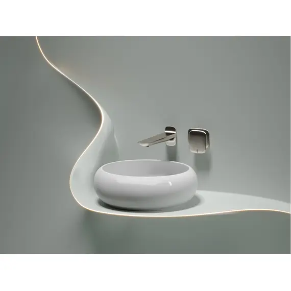 УМЫВАЛЬНИК ЧАША НАКЛАДНАЯ КРУГЛАЯ CERAMICA NOVA ELEMENT 360*360*120ММ БЕЛАЯ ГЛЯНЦЕВАЯ