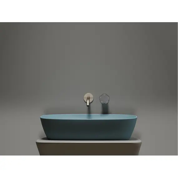 УМЫВАЛЬНИК ЧАША НАКЛАДНАЯ ОВАЛЬНАЯ CERAMICA NOVA ELEMENT (ЦВЕТ ЗЕЛЕНЫЙ МАТОВЫЙ) 600*380*138ММ