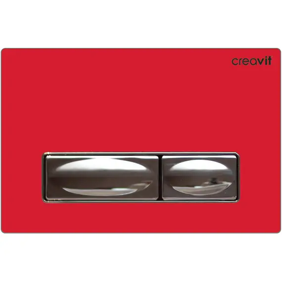 КНОПКА CREAVIT ДЛЯ ИНСТАЛЛЯЦИИ КРАСНАЯ СТЕКЛО