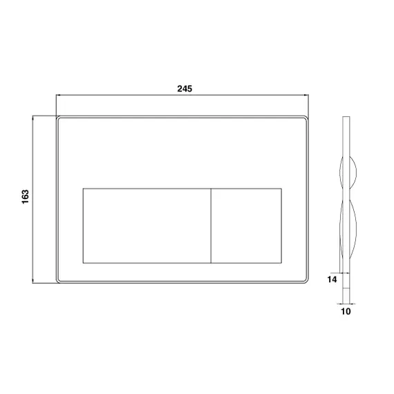 КНОПКА CREAVIT ДЛЯ ИНСТАЛЛЯЦИИ ARC БАЗАЛЬТ
