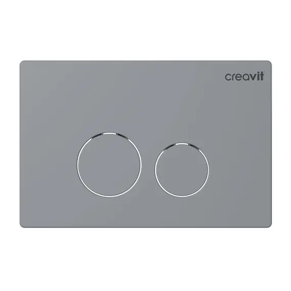 КНОПКА CREAVIT ДЛЯ ИНСТАЛЛЯЦИИ TERRA СЕРАЯ МАТОВАЯ